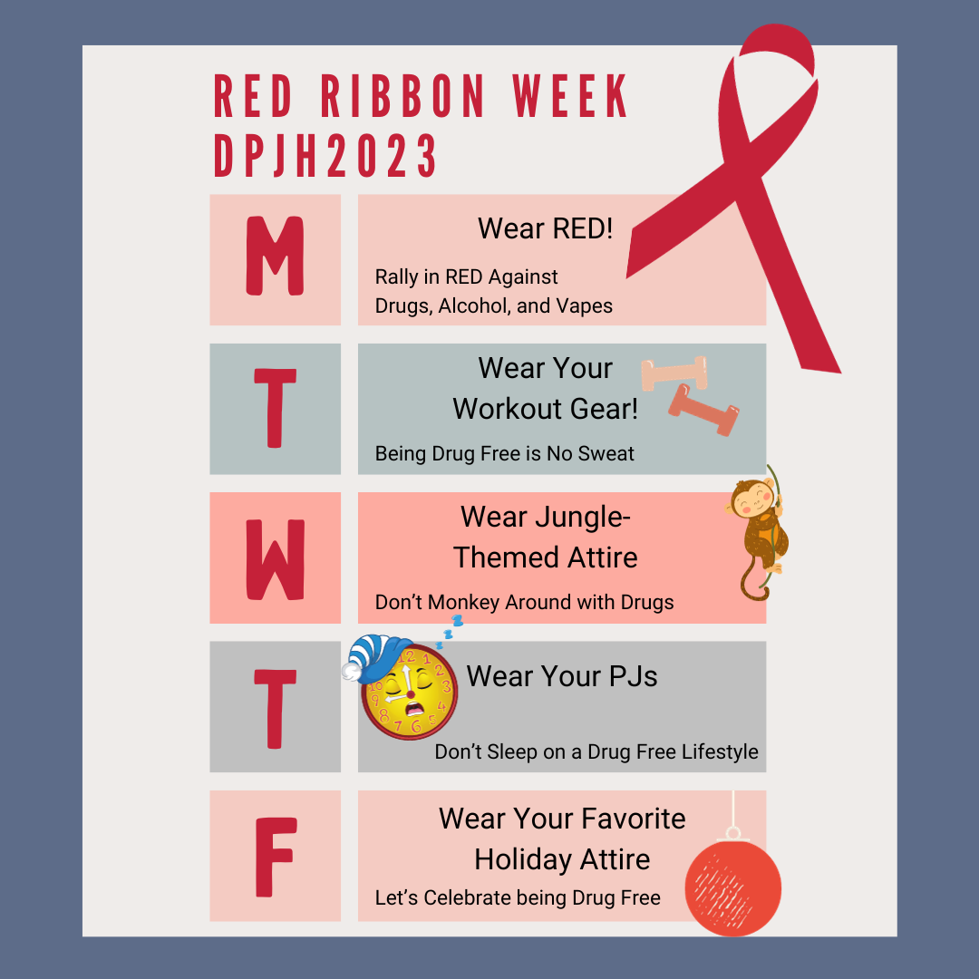 red ribbon schedule